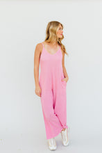 Load image into Gallery viewer, Comfy Girl Jumpsuit (pink)