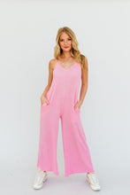 Load image into Gallery viewer, Comfy Girl Jumpsuit (pink)