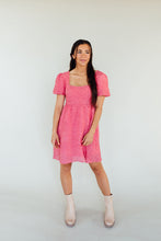 Load image into Gallery viewer, Talk About Texture Dress (Pink)