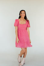 Load image into Gallery viewer, Talk About Texture Dress (Pink)